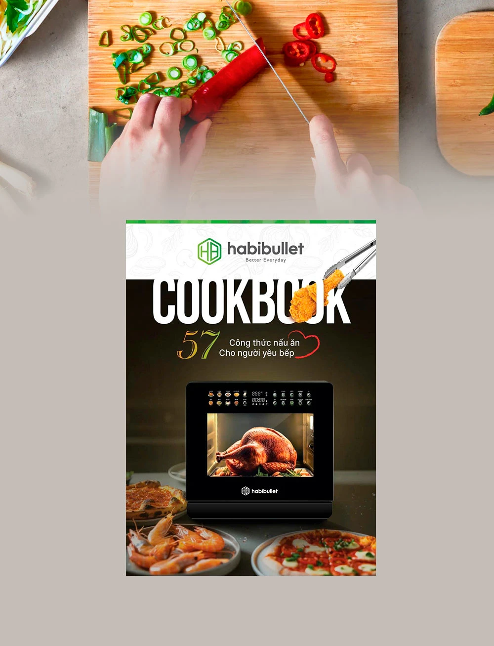 Nồi chiên hấp hơi nước Habibullet Vitasteam FHB18 PLUS BH245145 20